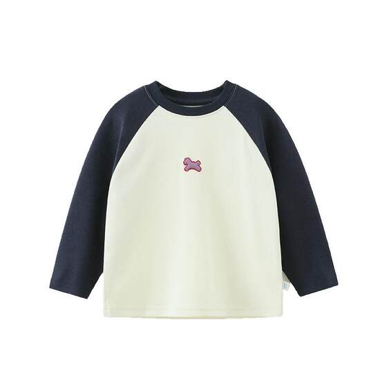 
[Antibacterial fever] Qi Qi Xiong boys' T-shirt long-sleeved autumn and winter baby bottoming shirt New Year's wear red children's