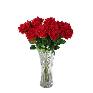 Simulated roses, bedside flowers, wedding room, Valentine's Day bouquet, fake flowers, living room table, dried flowers, wedding decoration flowers