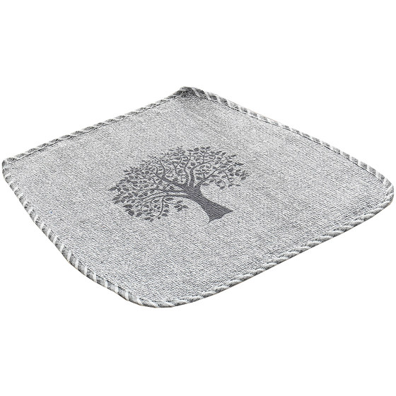 
Horseshoe-shaped chair cushion summer office cushion thin cotton linen dining table chair cushion with strap breathable household thin style