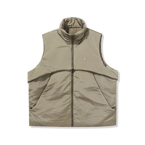 
Halcyon mountain-style thickened cotton vest men's loose standing collar cold-proof vest trendy winter warm vest