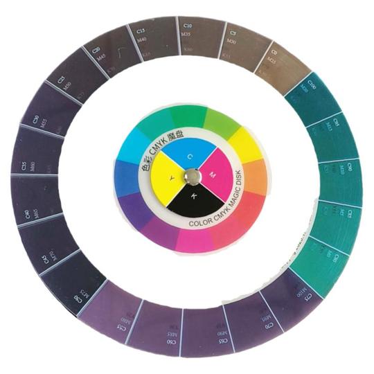CMYK Color Matching Tool - He yishe Color Palette Card