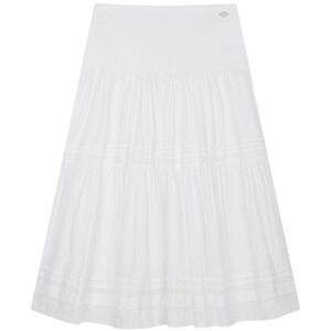 
[Zhang Yifan's same style] TeenieWeenie Bear Women's 26 Summer Hemp Skirt French A-Line Skirt