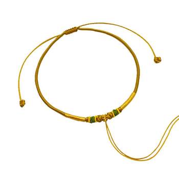 Baby hand-knitted longevity lock necklace rope