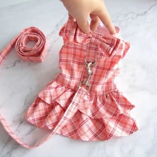 Pet cats, dogs, clothes, summer thin small Pomeranian teddy princess vest, skirt with drawstring