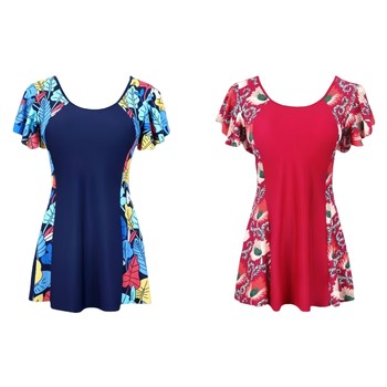 
Swimming Patty New Language Mom Large Size Split Toilet Swimsuit