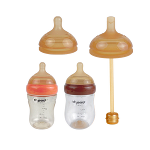 
Suitable for Shixi 100-day bottle accessories glass handle newborn baby bottle straw duck pacifier gravity ball dust cover
