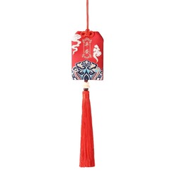 Peace Talisman Embroidered Sachet Empty Bag Chinese Style Red Blessing Bag Yushou Portable Sachet Pendant Amulet Customization