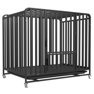 Large dogs in the dog cage are separated from the pet dog cage indoor fence, Mu Brado golden retriever household