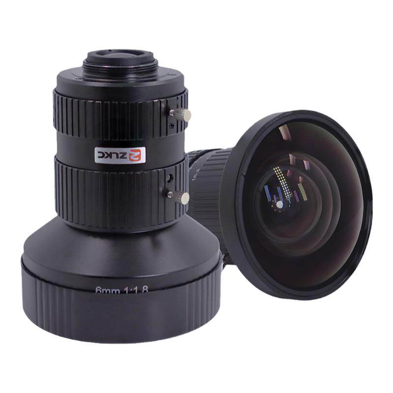 Zlk 6mm Wide-Angle C-Mount Lens - f/1.8 Low Distortion Industrial ...