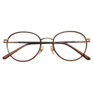 Gradient myopia glasses frame men and women retro tide with lens round frame with nasal support allergic Japanese glasses frame female
