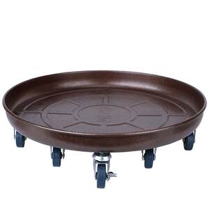 
Metal movable flowerpot tray with wheels, load-bearing pulley, large flowerpot base, roller tray, universal wheel bracket