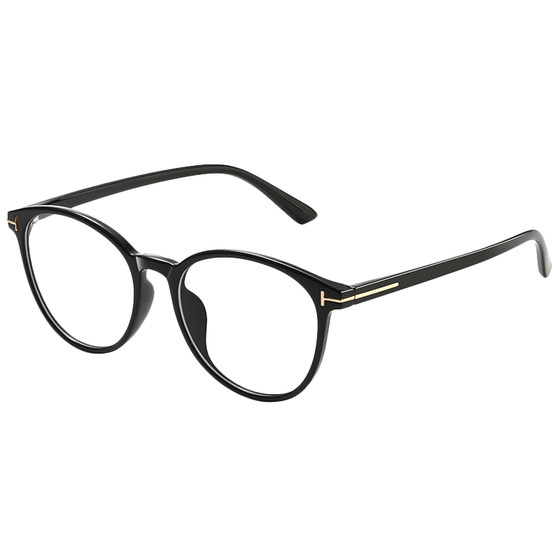 
Zhao Jinmai's same black-framed glasses, myopia women's style can be matched with high-quality cat eyes ultralight TR eye round frame