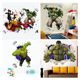 3D  avengers  wall stickers  living room bedroom wall decora