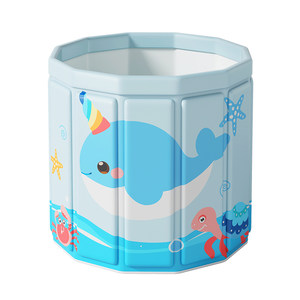 
Baby swimming bucket bathing tub for home use water play baby bathing children standing bathing artifact foldable thick