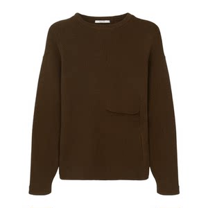 
ON/ON/Annaian design round neck waist-closed hem slit fashionable and versatile knitted slim pullover sweater