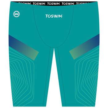 
TOSWIM professional knee high elastic lycra anti-chlorine fabric