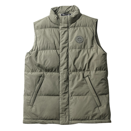 
Heavy and powerful goods! New men's high-end windproof and warm standing collar thickened cotton vest vest trendy in autumn and winter 2025