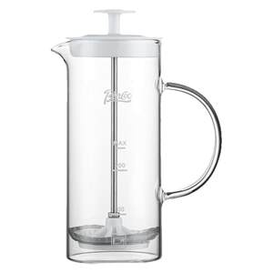 bincoo milk frother, French press, milk frother, milk coffee, manual frother, latte art, milk frother, cup