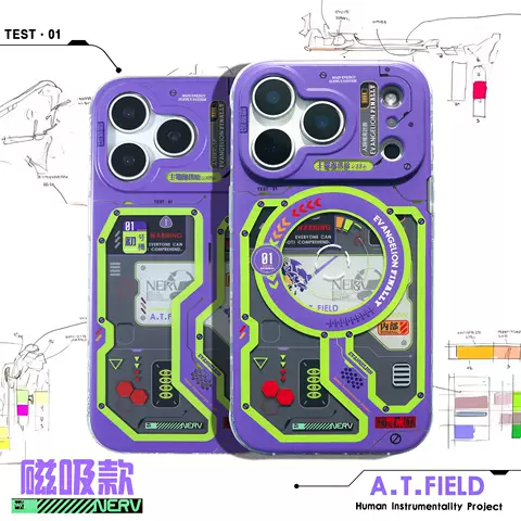 EVANGELION Phone Case  Pro/Plus/Max/Air  – iPhone 17,  iPhone 16, iPhone 15, iPhone 14, iPhone 13