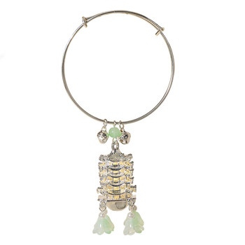 Ancient style glowing bracelet tassel lantern bracelet fairy style palace hand jewelry chain daily versatile jewelry gift women