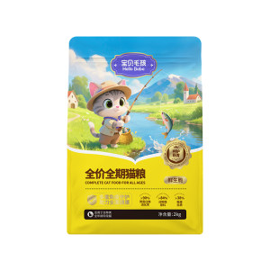 
Baby fur baby full price full period adult cats and kittens fresh meat nutrition moisturizing intestinal animal raw materials 4kg cat food bag