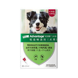 Wangdijing Dog External Insect Repellent Drops 4 pack to repel fleas and bite lice, German imported pet dog anthelmintic drug