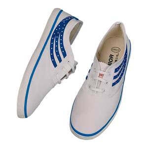 
Shanghai Huili Shoes Retro Classic Old Tennis Shoes White Sneakers Lightweight Canvas Shoes Sports Shoes WK-79