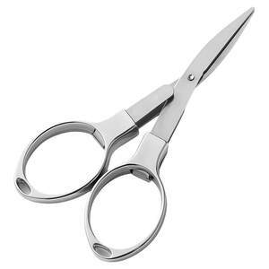 Folding fishing scissors Multifunctional lead leather fish line shear stainless steel fishing gear small scissors fishing supplies Portable scissors