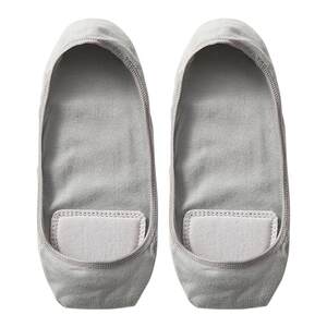 Boat socks for women in summer with cotton pads with non-slip and heels, short socks for summer shallow mouth high heels invisible single shoes socks
