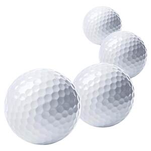 Golf ball new outdoor distance practice ball two -layer junior scholar training health massage ball blank white ball three layers
