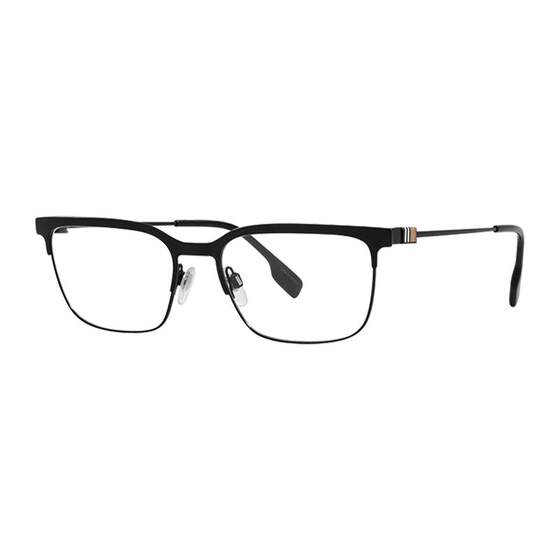 
BURBERRY Burberry glasses frame plaid series men's eyebrow frame glasses can be equipped with myopia lenses glasses frame 1375