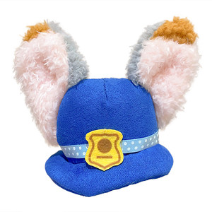 
Zootopia Rabbit Police Officer Children's Hair Tie Girls Hair Tie High Elastic Headband Girl Cos Judy Hair Accessories