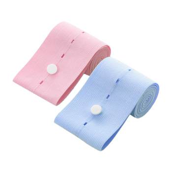 Fetal heart rate monitoring belt for pregnant women with 2 elastic extensions