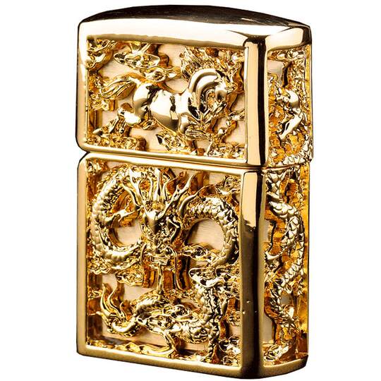 Zippo ジッポライター ドラゴン スリム オリジナル本物の zippo