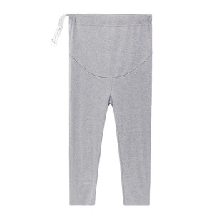 
Maternity leggings Modal summer outer wear cropped pants high elastic belly support adjustable large size petite pants trousers