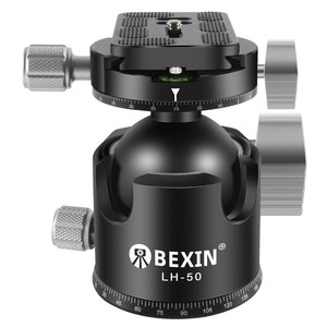 
Spherical gimbal low center of gravity double panoramic damping fine-tuning professional SLR camera universal tripod photography ball table