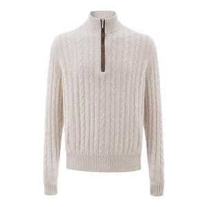
SEE ALSO {Sheepskin Cashmere} American retro half-zip sweater old money winter cable sweater for men