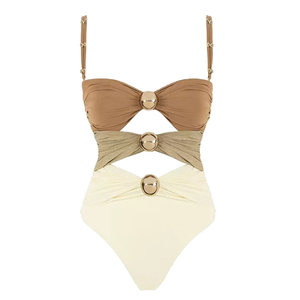 
Masked Cat Swimsuit Women's 2026 New Hot Spring One-piece Sexy Pure Desire Hollow Long Skirt Resort Style Bikini