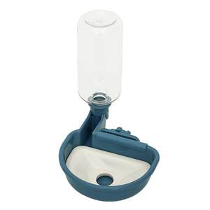 Cat's water dispenser hanging kettle automatic feeding device Dog drinking water without wet mouth water bowl cat cage pet supplies