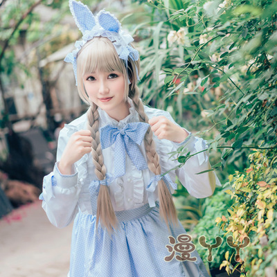taobao agent Spot Miracle Warm White Rabbit Sugar COS clothing Maid Lolita Ocean dress daily skirt cosplay