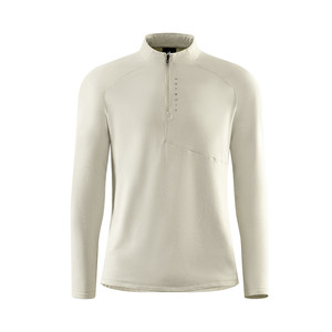 
hotsuit back show long-sleeved T-shirt men's 2026 spring half-zip plaid outdoor fleece warm base shirt