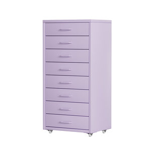 
Dopamine powder Green multi-drawer cabinet multi-layer classification slot drawer storage 35CM iron bedside storage cabinet
