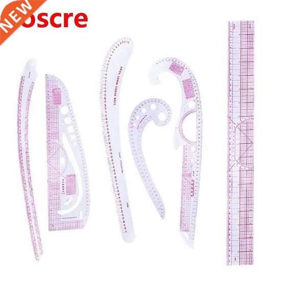 6pcs/set Sewing Rules French Curve Set Cutting Ruler DIY Met