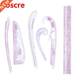 6pcs/set Sewing Rules French Curve Set Cutting Ruler DIY Met