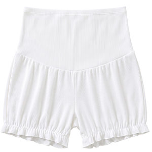 
Maternity safety pants, summer thin high-waisted shorts, anti-exposure loose leggings during pregnancy, postpartum pajamas that do not tighten the belly
