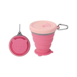 
msquare travel folding cup portable picnic bowl silicone children baby folding water cup mouthwash cup