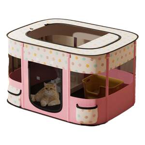 Cat production room Cat delivery room closed pregnancy super large number to produce tent box production box dog cat production supplies

