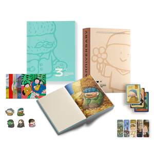 
Big Art Museum Big Artist Series Third Anniversary Photo Album Card Set Gift Box Creative Birthday Gift Men and Women