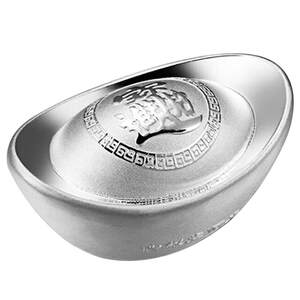 
Shunqin Yinlou S999 sterling silver ingot pure silver investment solid collection ingot ornaments silver ingot or upgrade 9999
