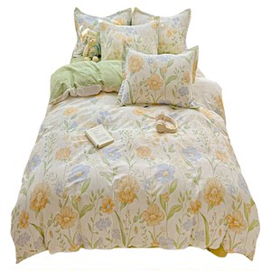
100% pure cotton quilt cover single piece 150x180x200x230cm cotton quilt cover student dormitory 1.5m mattress cover